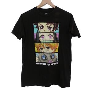 Demon Slayer Mens Sz M Black T Shirt Printed Demon Slayer Shirt